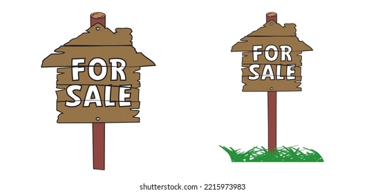 wooden-sale-signboard-cartoon-board-260nw-2215973983